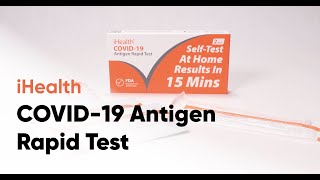 How to use the iHealth COVID19 Antigen Rapid Test [upl. by Eiznek]