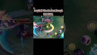 Argus amp Martis Duel Sengit Ulti DMG🔥 shortvideo mobilelegends martis martismontage fyp [upl. by Carleen984]