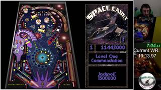 Full Tilt Pinball  Space Cadet Fleet Admiral Speedrun  13581 Former WR [upl. by Nessi]