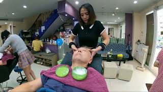 ASMR Barber Massage Head Neck Face Arm Massage [upl. by Notac889]