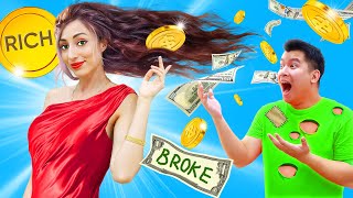 RICH VS BROKE STUDENT IN SCHOOL  HOW TO BE POPULAR IN CLASS  RICH TO POOR STUDENT IN CLASS [upl. by Acemat]