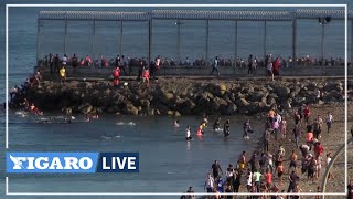 🔴 Espagne 6000 migrants arrivent du Maroc en 24h un record [upl. by Ylla]