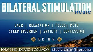 Bilateral Stimulation Music  EMDR  🎧 Listen with headphones  Begin [upl. by Earised]