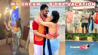 FULFILLED MY BIGGEST DREAM BIRTHDAY VACATION CLEANEST BEACH  NISHI ATHWANI [upl. by Aninaig403]