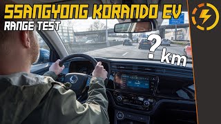 SsangYong Korando eMotion Range Test  Recharging ⚡️ [upl. by Aneed]