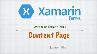 Xamarin Forms Tutorials 1  ContentPage amp StackLayout [upl. by Irv184]