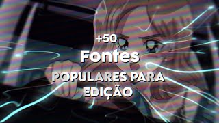 Fontes famosas para edição [upl. by Eynaffit727]