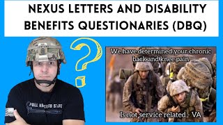 Nexus Letters and Disability Benefits Questionnaires The ULTIMATE Guide [upl. by Junna]