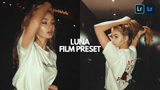 Luna Disposable Camera Effect 📸 Free Lightroom Mobile Presets Free Dng  Lightroom Editing Tutorial [upl. by Croix]