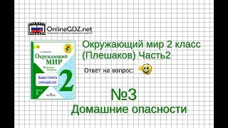 Задание 3 Домашние опасности  Окружающий мир 2 класс Плешаков АА 2 часть [upl. by Myrtle595]