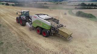 Fendt 936360PS Claas Quadrant 3200 FC 2018 [upl. by Saticilef]