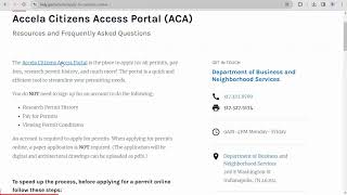 Welcome to the Accela Citizens Access ACA Portal [upl. by Erland595]