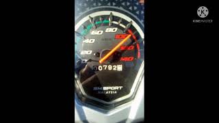 SM Sport 110R  Top Speed Test  120km 😧 Standard Original 😱 [upl. by Melinde]