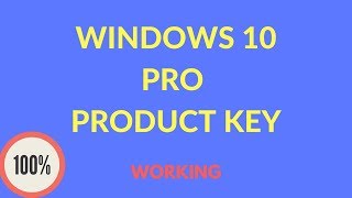 WINDOWS 10 PRO PRODUCT KEY IN 2020 [upl. by Arhaz]