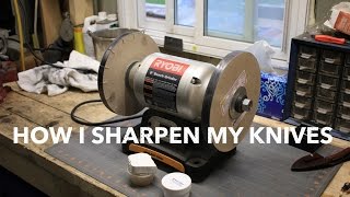 How I sharpen my knives  Razor Sharp Edge Making System [upl. by Golanka]