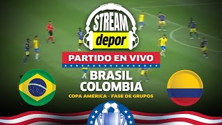 COLOMBIA 1  1 BRASIL POSTPARTIDO COMENTARIOS GOLES Y REACCIÓN  COPA AMÉRICA 2024 [upl. by Arihppas]