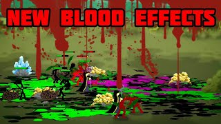 Stick War 3 New Update  New Blood Effects And Blood Physics [upl. by Enerual429]