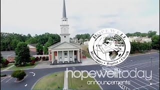 Hopewell Today Annoucements for June 2 2024 [upl. by Anatlus704]