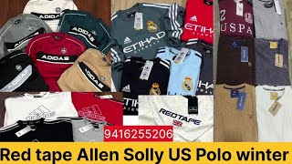 Red tape Allen Solly US Polo sweat winter new style fashion uklana Mandi full stock [upl. by Nnairek452]