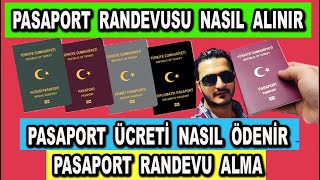 Pasaport Randevusu Nasıl Alınır  Pasaport Ücreti Nasıl Ödenir [upl. by Suissac666]