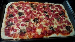 🔴 Como Hacer PIZZA CASERA 🍕 SABROSA 👌 PIZZA Para PREPARAR en CASA [upl. by Atnovart150]