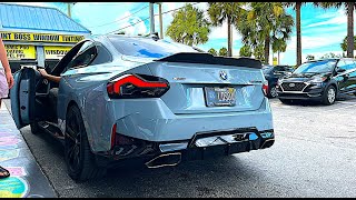 BRAND NEW 2022 BMW M240i Xdrive Muffler Delete [upl. by Miah]