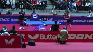 DTTB Final Four 2009 Timo Boll vs Tiago Apolonia Set 5 part 55 [upl. by Spiegel]