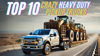 Heavy Duty Pickup Trucks TOP 10 Pickup Trucks by Towing Capacity  1 is Madness [upl. by Noislla282]