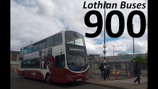 Lothian Buses 900  Service 3 [upl. by Tillman]