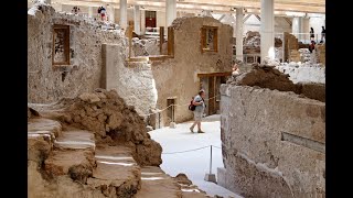 Akrotiri Archaeological Site Walkthrough Santorini [upl. by Tilney164]