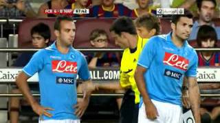 Barcelona  Napoli Dubbio labiale di Mascara [upl. by Anhpad]