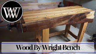 Hand Tool Woodworking Bench 6 I Wood By Wright Roubo English Hybrid Workbench [upl. by Auhoj]