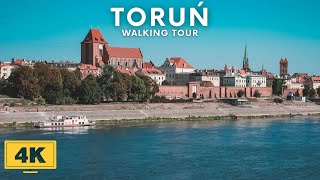 POLAND  TORUŃ WALKING TOUR SEPTEMBER 2023 4K60FPS [upl. by Shiff]