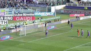 Fiorentina  Atalanta 32  Highlights  Giornata 22  Serie A TIM 201415 [upl. by Kerri]