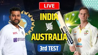 India vs Australia 3rd test cricket match live today [upl. by Asalocin24]