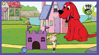 Clifford The Big Red Dog  All Around Birdwell  Help Emily to Paint her Castle [upl. by Jack191]