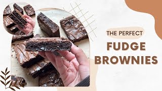 The Perfect Fudge Brownies  Fudgy brownies with a crackly shiny top [upl. by Wills436]