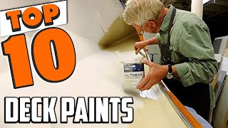 Best Deck Paint In 2024  Top 10 New Deck Paints Review [upl. by Nawram]