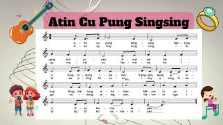 Atin Cu Pung Singsing Grade 4 Song with instrumental [upl. by Nesyaj]