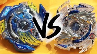 BATTLE Victory Valkyrie BV VS Lost Longinus NSp  Beyblade Burst [upl. by Hadeis]