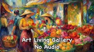 Stunning TV Wall Art Slideshow  Featuring Impressionism Masterpieces No Sound [upl. by Inaffets41]