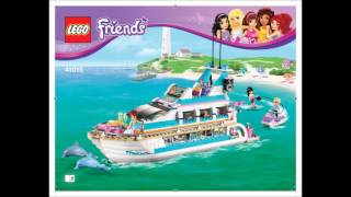 LEGO Friends 41015  Dolphin Cruiser Building Instructions [upl. by Egidio]