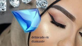 Delineado Diamante  Delineado Parpado caido [upl. by Reviel]