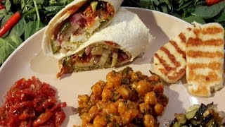 Halloumi Fried Sandwich Wrap Janices Way [upl. by Giliana]