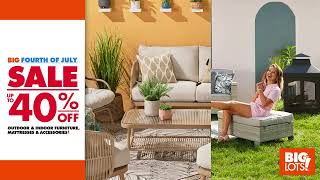 Save Up To 40 on Outdoor amp Indoor Furniture Mattresses amp More at the Big Lots Fourth of July Sale [upl. by Keating]