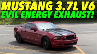 2014 Ford Mustang 37L V6 w EVIL ENERGY RESONATORS [upl. by Fasta601]