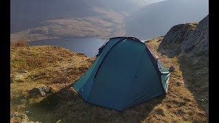 Wild camp with the Wild Country Helm 2 man tent [upl. by Nilyahs]