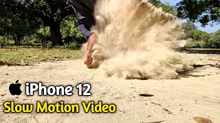 iPhone 12 Slow Motion Video Test  iPhone 12 Camera Review Video Test [upl. by Alilak]