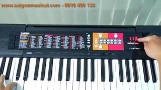 giới thiệu đàn organ yamaha psrf51 [upl. by Nevag278]