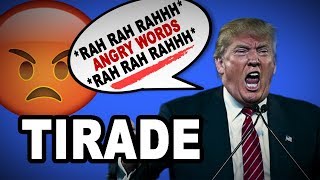 😤 Learn English Words  TIRADE  Meaning Vocabulary Lesson with Pictures and Examples [upl. by Liggett14]